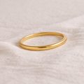 Minimal Gold-Plated Ring