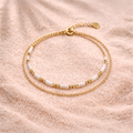Double Layer Anklet Set