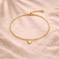 Heart Charm Anklet