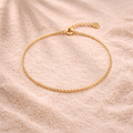 Minimal Gold Chain Anklet