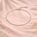 Minimal Silver Anklet